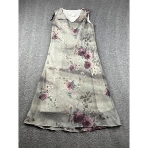 K Petite Floral Sleeveless Dress Size 6P
